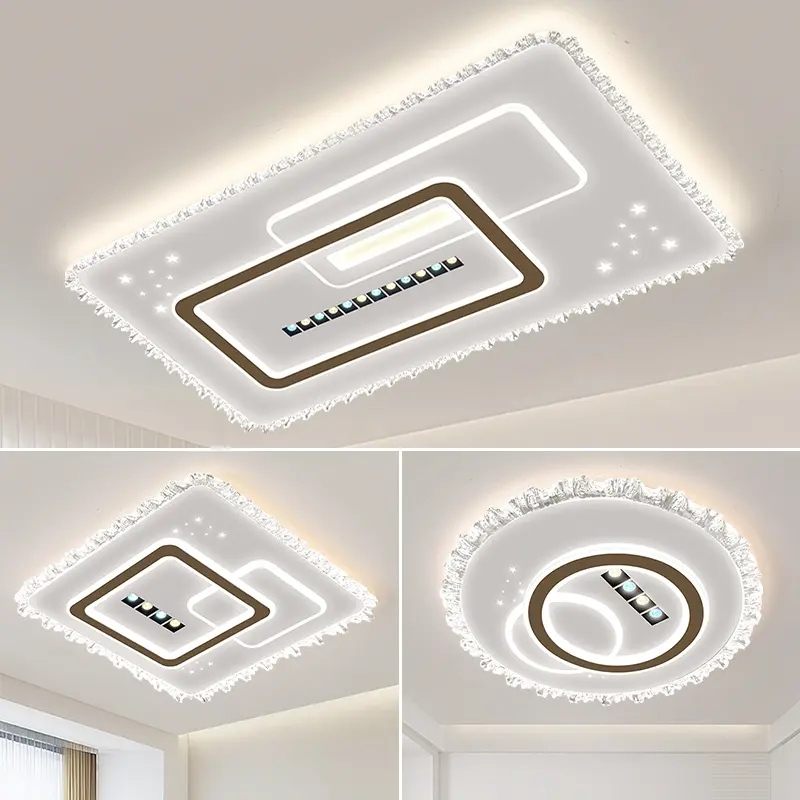 2025年新款led吸顶灯房间卧室灯客厅灯大厅现代简约大气中山灯具