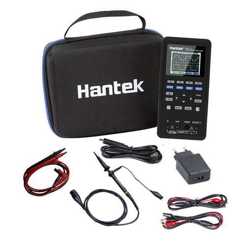 汉泰Hantek手持示波器Hantek2C42/2D72两通道示波器+万用表信号源