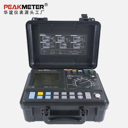 华谊PEAKMETER智能接地电阻测试仪双钳头数据存储USB接口检MS2308