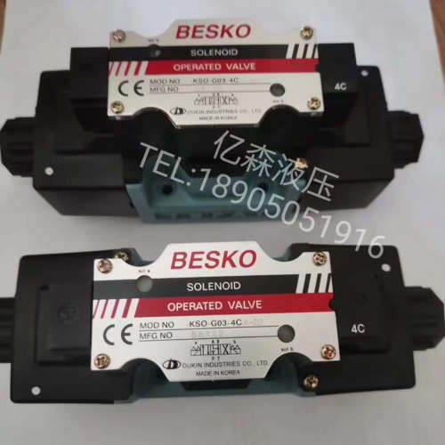 韩国BESKO电磁阀KSO-G03-2CP-20 KSO-G02-2BA-10 KSO-G06-4CD-10