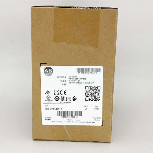 25B-D4P0N114罗克韦尔ABPowerFlex525变频器全新25BD4P0N114