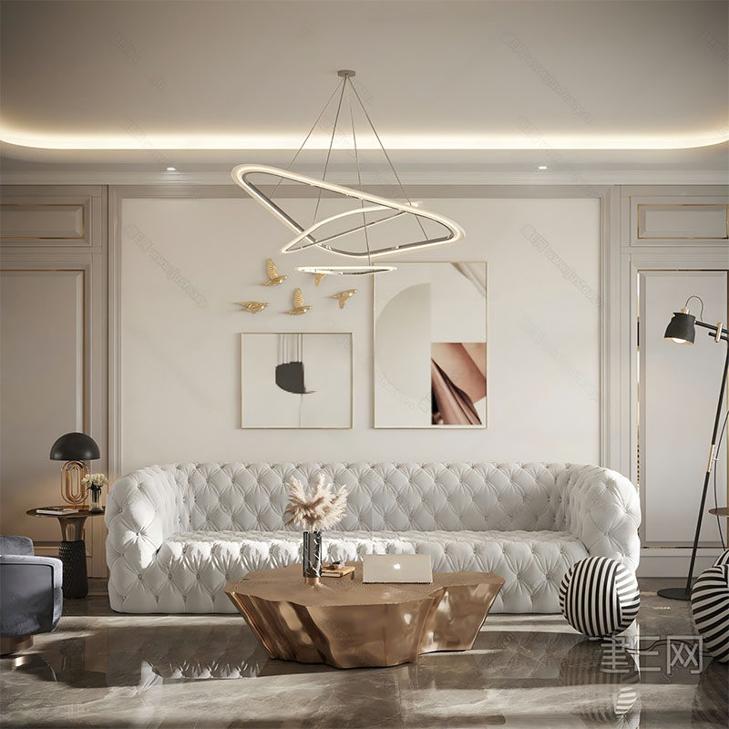 美式轻奢月球表面布艺沙发泡芙沙发现代简约法式云朵沙发欧式沙发