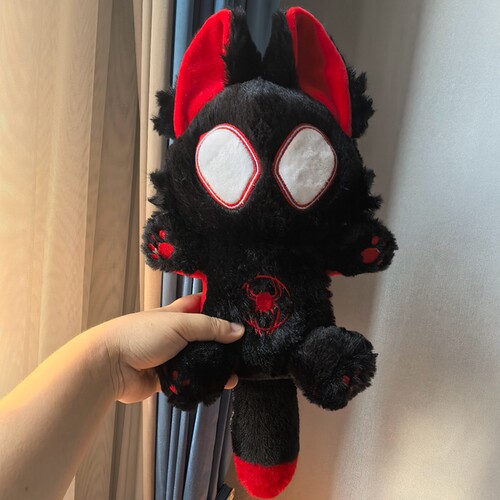迈尔斯蜘蛛侠spider man复仇者联盟游戏周边玩偶娃娃礼品蜘蛛侠猫