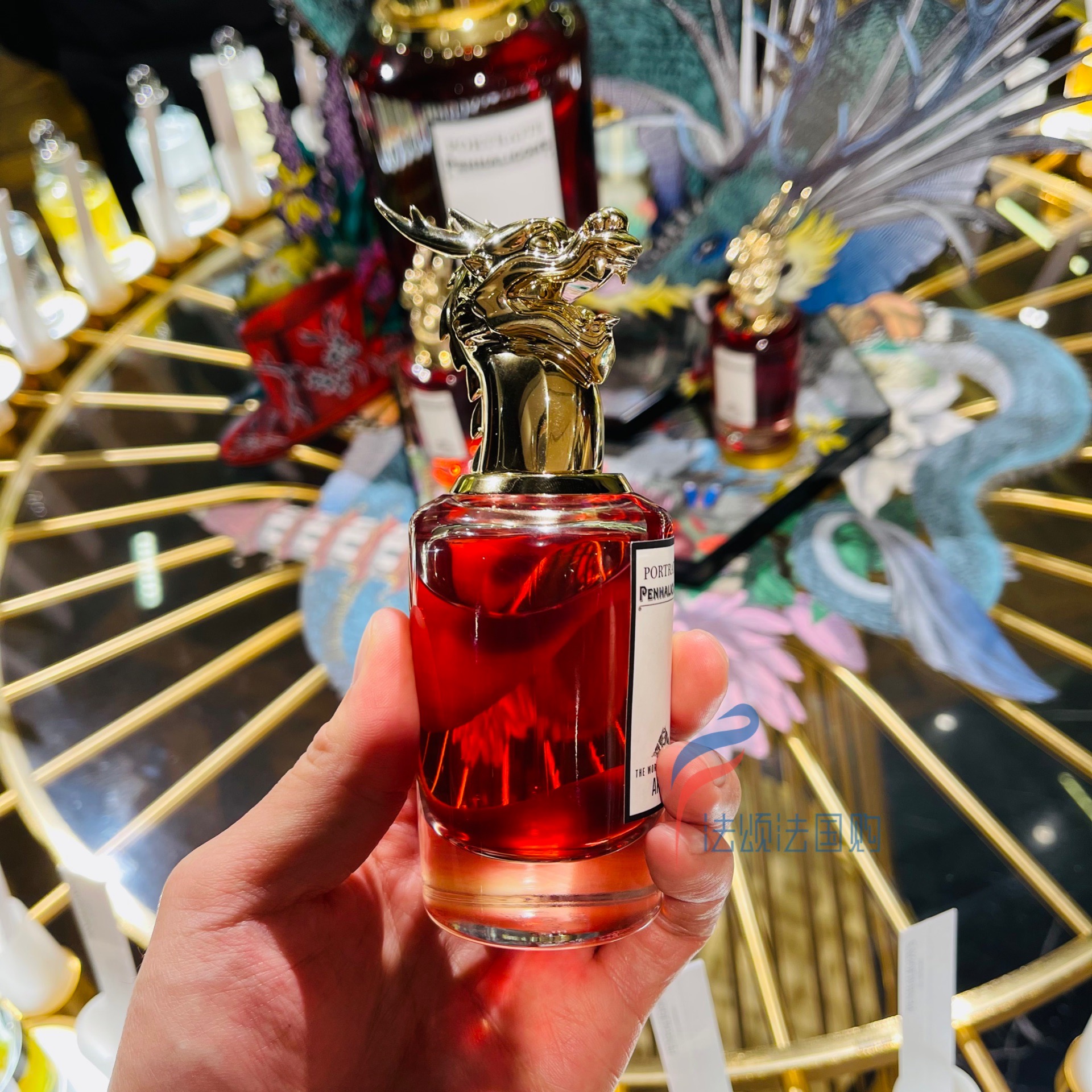 潘海利根penhaligon"s兽首龙首龙头荣耀世界的亚瑟香水arthur75
