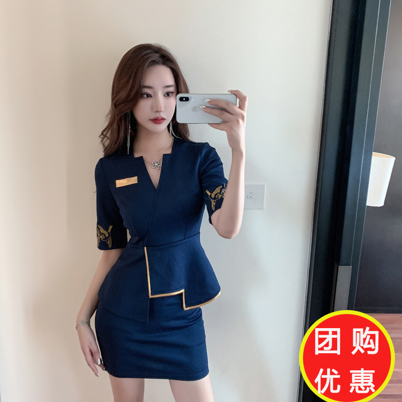 桑拿按摩足浴技师服女秋冬