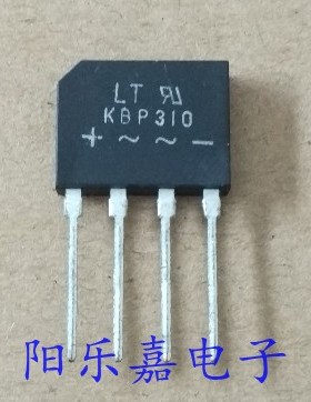 KBP310 KBP310G 全新硅整流全桥 3A1000V 扁桥排桥 可代KBP308G