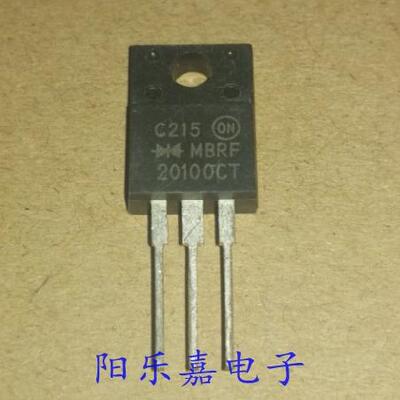 全新肖特基二极管 MBRF20100CT 20A/100V TO-220F 进口原装