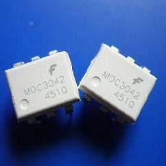 进口光电耦合器 MOC3041 MOC3042 DIP-6 质量保证
