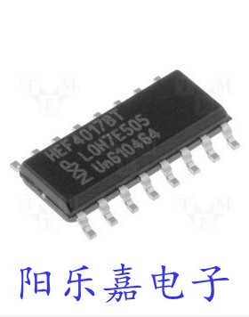 进口逻辑芯片 MC14017B HEF4017BT CD4017 贴片SOP-16 拆机