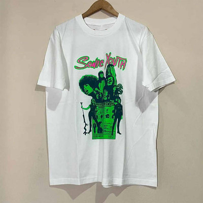 Sonic youth音速青年摇滚乐队美式复古潮牌短袖高街重磅情侣款T恤