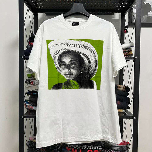 Bob Marley人像印花短袖T恤高级感美式复古Cityboy宽松重磅棉tee