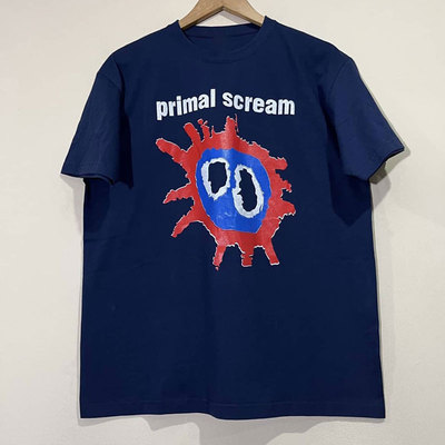Primal Scream原始尖叫乐队英国重金属摇滚T恤高街情侣款潮牌短袖
