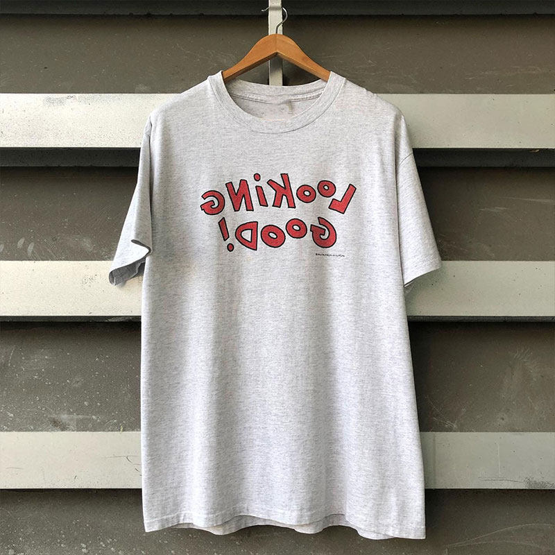 Rock and roll 藏经阁美式潮牌男女短袖高街重磅棉情侣款T恤潮tee