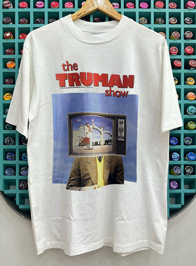 The Truman Show楚门的世界经典电影短袖T恤cec美式小领口半袖潮