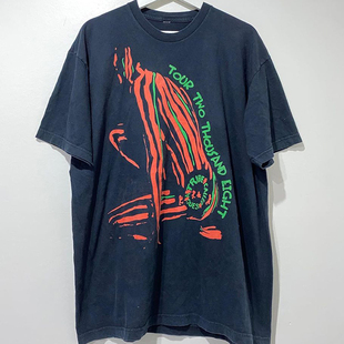 A Tribe Called Quest乐团巡演说唱DJ街舞hiphop短袖男女痞帅T恤