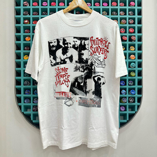 Stone Temple Pilots石庙向导迷幻乐队短袖T恤chic美式高街半袖潮