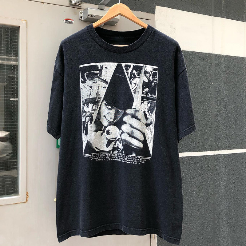 发条橙电影经典vintage复古短袖