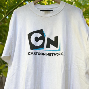 Cartoon Network动漫周边高街质感潮流落肩半袖男女情侣款短袖T恤