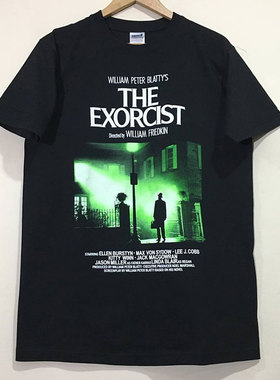 驱魔人THE EXORCIST美式潮牌男女短袖欧美复古街头潮流情侣款T恤