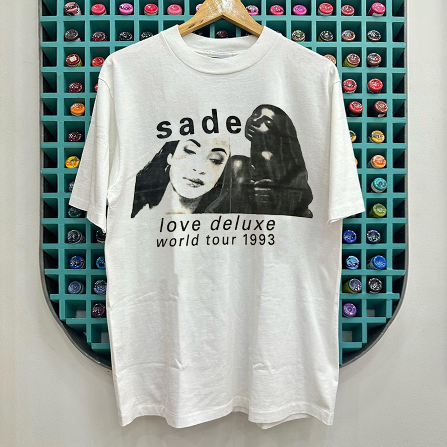 thumbnail for Sade Band Love Deluxe American vintage old-fashioned minimalist heavy cotton trend short-sleeved T-shirt