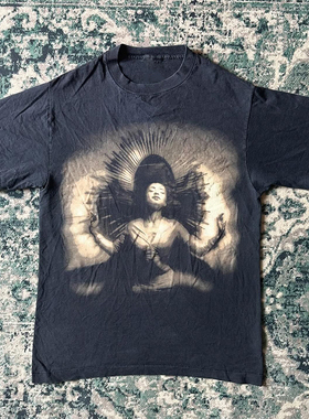 Sade莎黛1992专辑Love Deluxe重磅棉高级感短袖男女高街嘻哈T恤潮