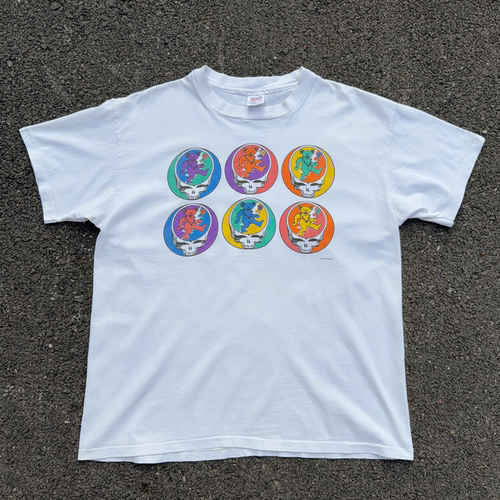 Grateful Dead乐队美式街头短袖T恤vintage古着创意趣味学院风tee