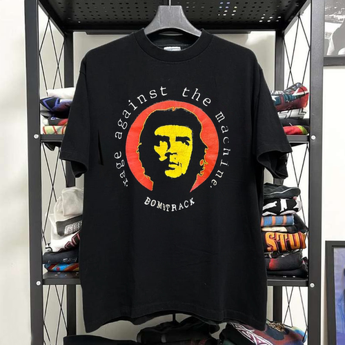 Rage Against the Machine美式高街复古慵懒风创意趣味短袖T恤潮