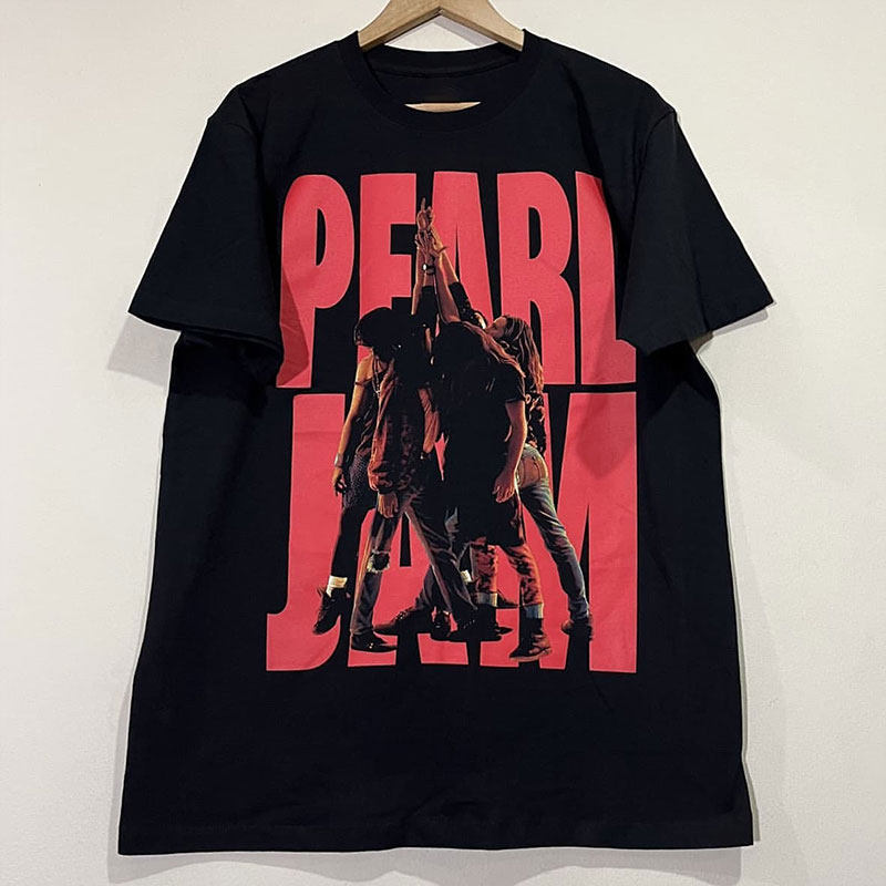 PEARL JAM珍珠酱摇滚乐队美式复古vintage男女短袖欧美情侣款T恤