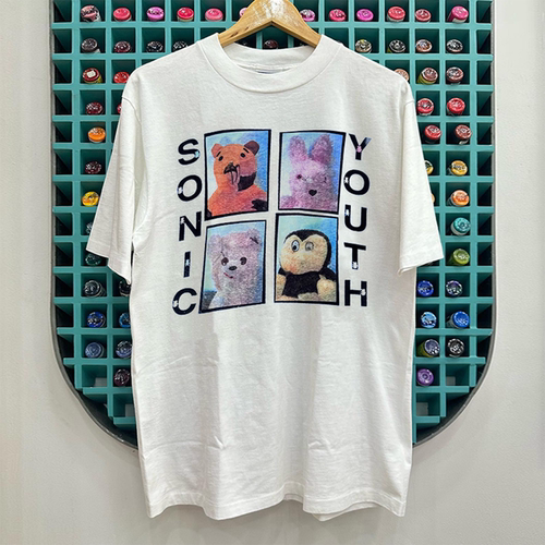 Sonic Youth另类摇滚乐队短袖T恤美式复古Cityboy波普艺术潮牌棉