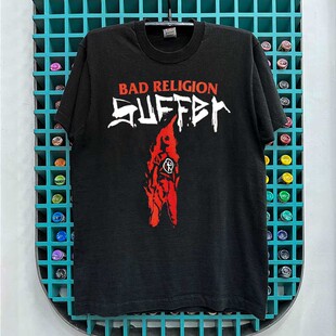 Bad Religion摇滚乐队美式哥特风短袖T恤Cityboy复古潮牌圆领半袖