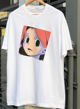 ADOY乐队美式潮牌男女短袖vintage欧美复古街头潮流宽松情侣款T恤