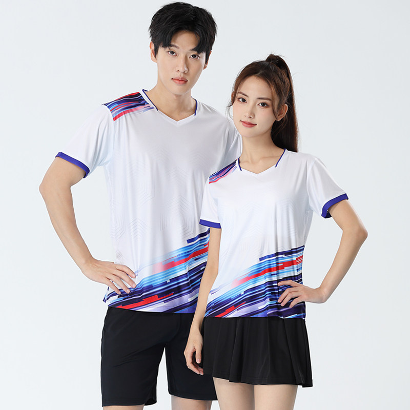 羽毛球服女装套装男速干短袖比赛运动短裤裙夏定制队服乒乓球网球