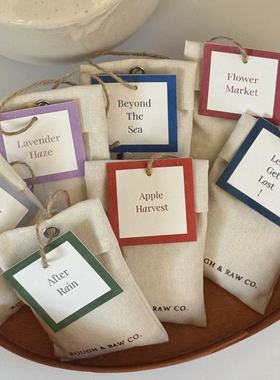 ROUGH&RAW CO荒朴室内香包卧室汽车衣柜除味香挂香囊家居香氛礼物