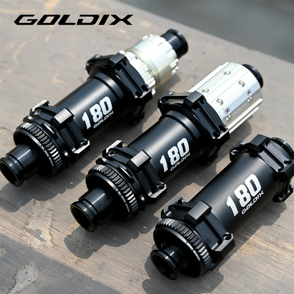 GOLDIX R180新款锥形棘轮60T直拉中锁公路车花鼓20/24H自行车轮毂
