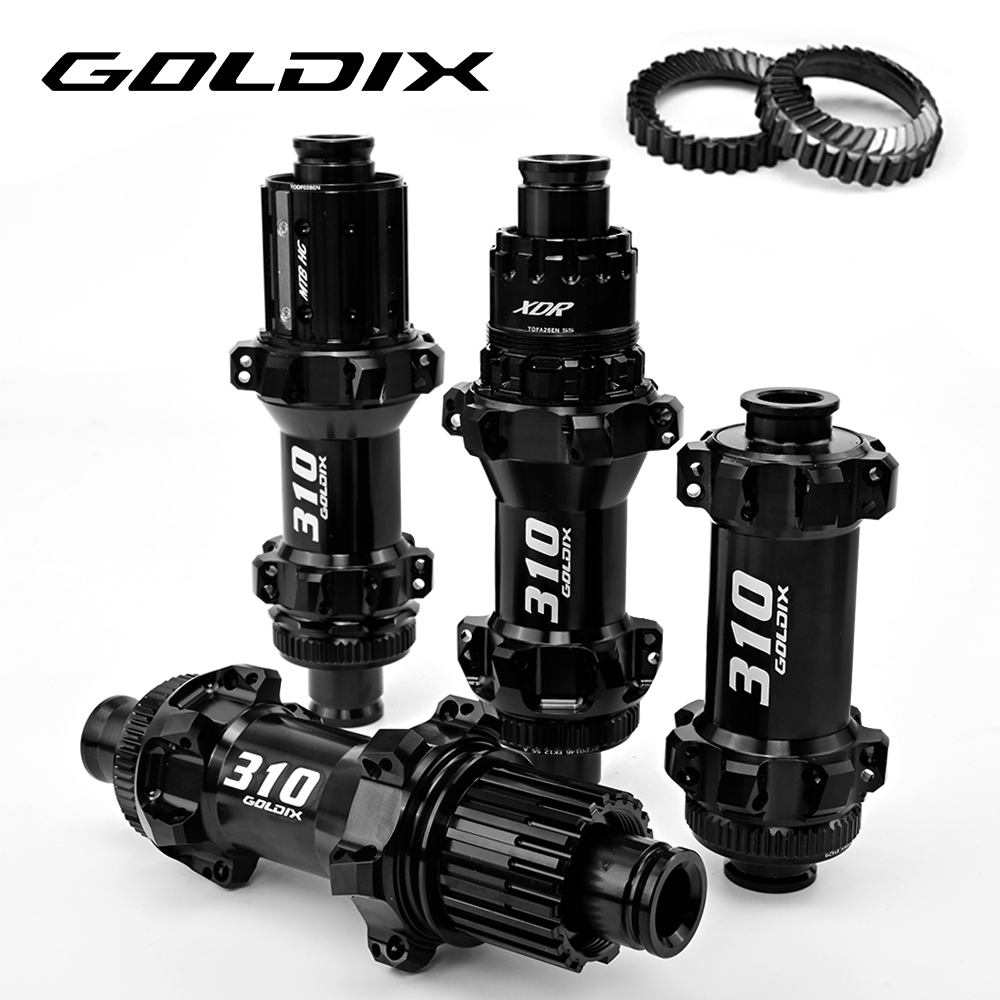 GOLDIX R310公路车花鼓新款锥形棘轮36t 24孔直拉中锁自行车轮毂