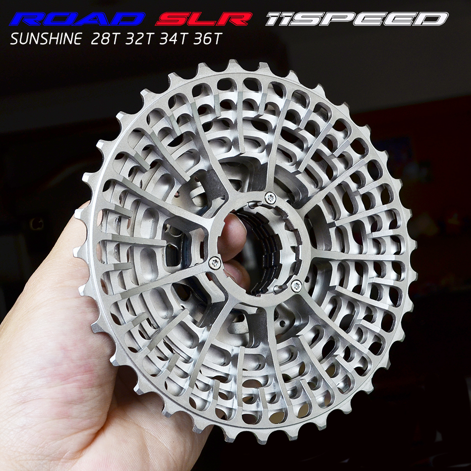 105变速34T公路车CNC超轻飞轮