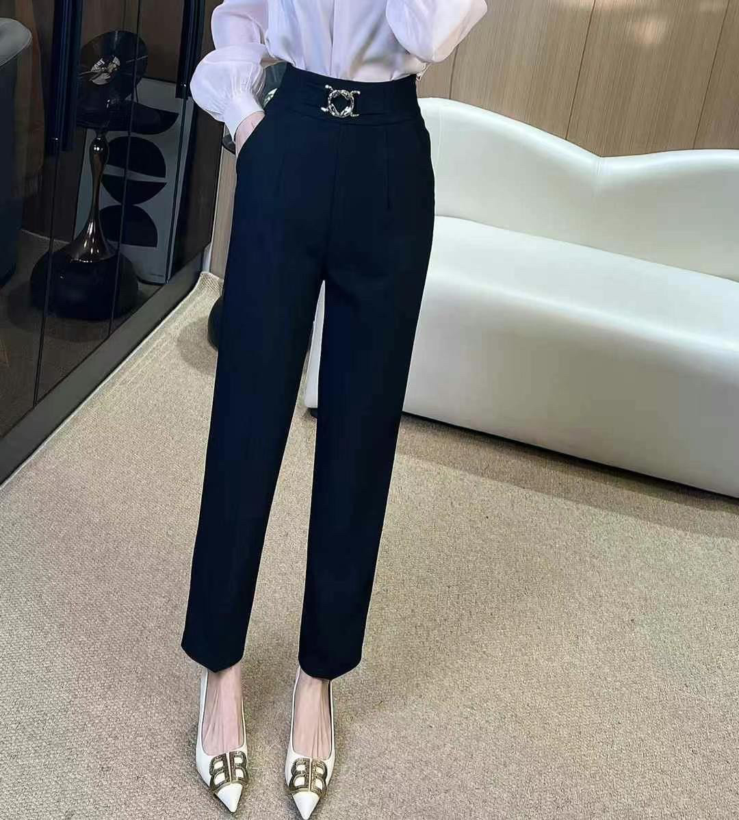 【堂家TXQ】裤子V27秋季铅笔小脚哈伦裤泉熙正品女装