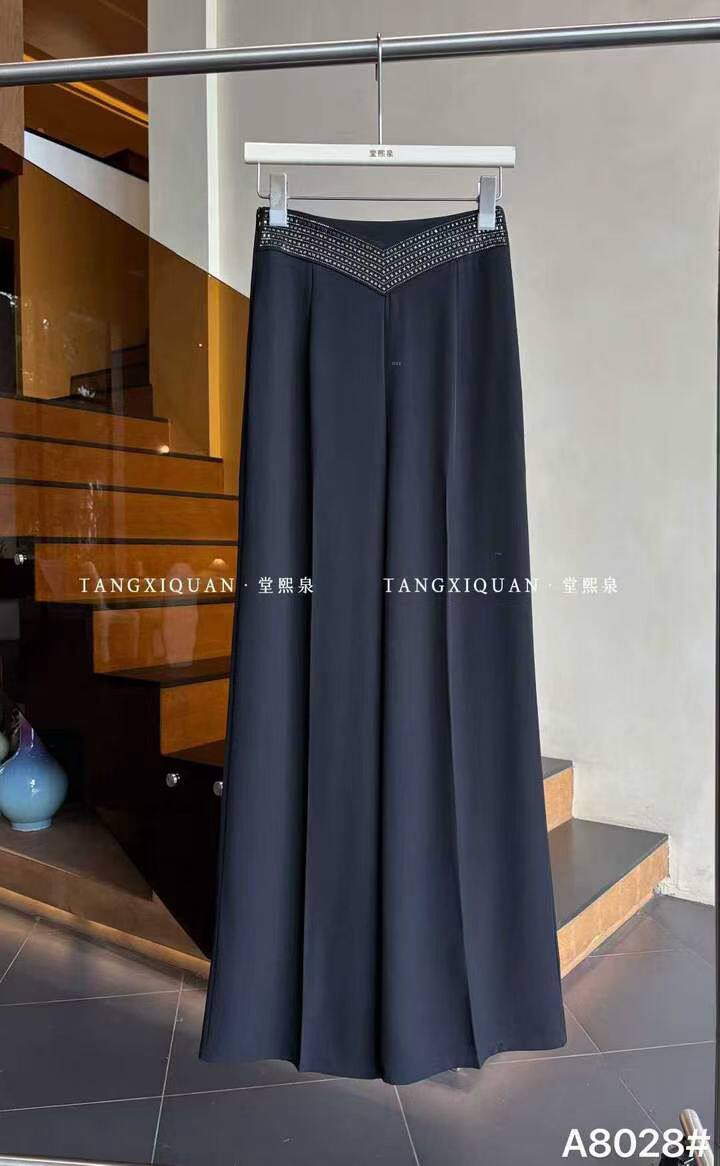 【堂家TXQ】A8028大脚直筒阔腿裤夏款泉熙正品女装