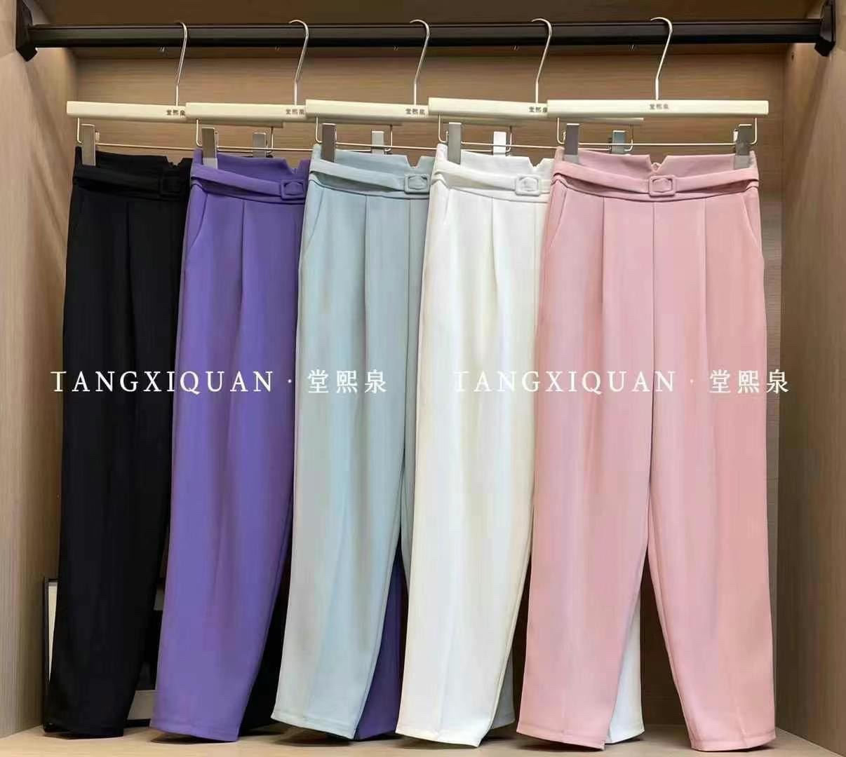 【堂家TXQ】裤子68097夏季铅笔小脚哈伦裤泉熙正品女装