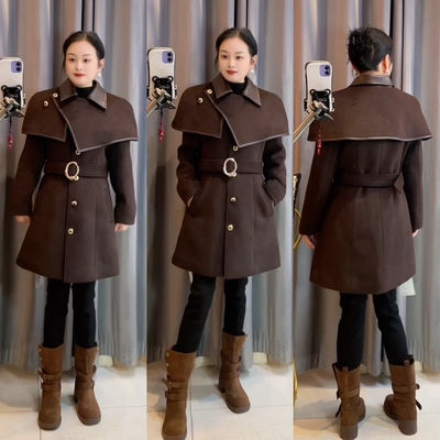 20303【XIEN 】2025冬季加棉休闲百搭设计感希恩羊毛外套MD