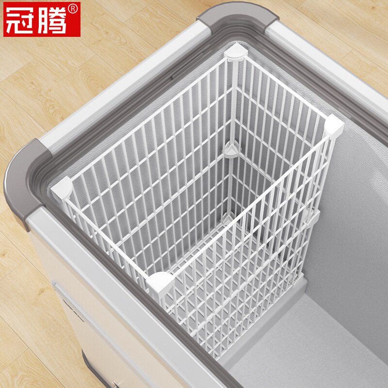 冰柜专用收纳筐商用冷柜分类隔层架冷冻内置收纳篮加密冰箱雪糕筐