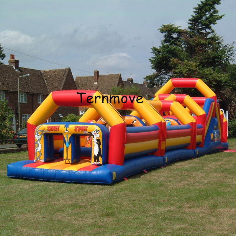 充气城堡室外大型陆地闯关冲关蹦床乐园障碍陆地攀岩滑梯趣味运动