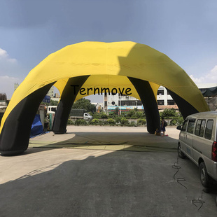 四角促销广告充气拱门帐篷婚纱影楼摄影印字儿童户外对角活动气模