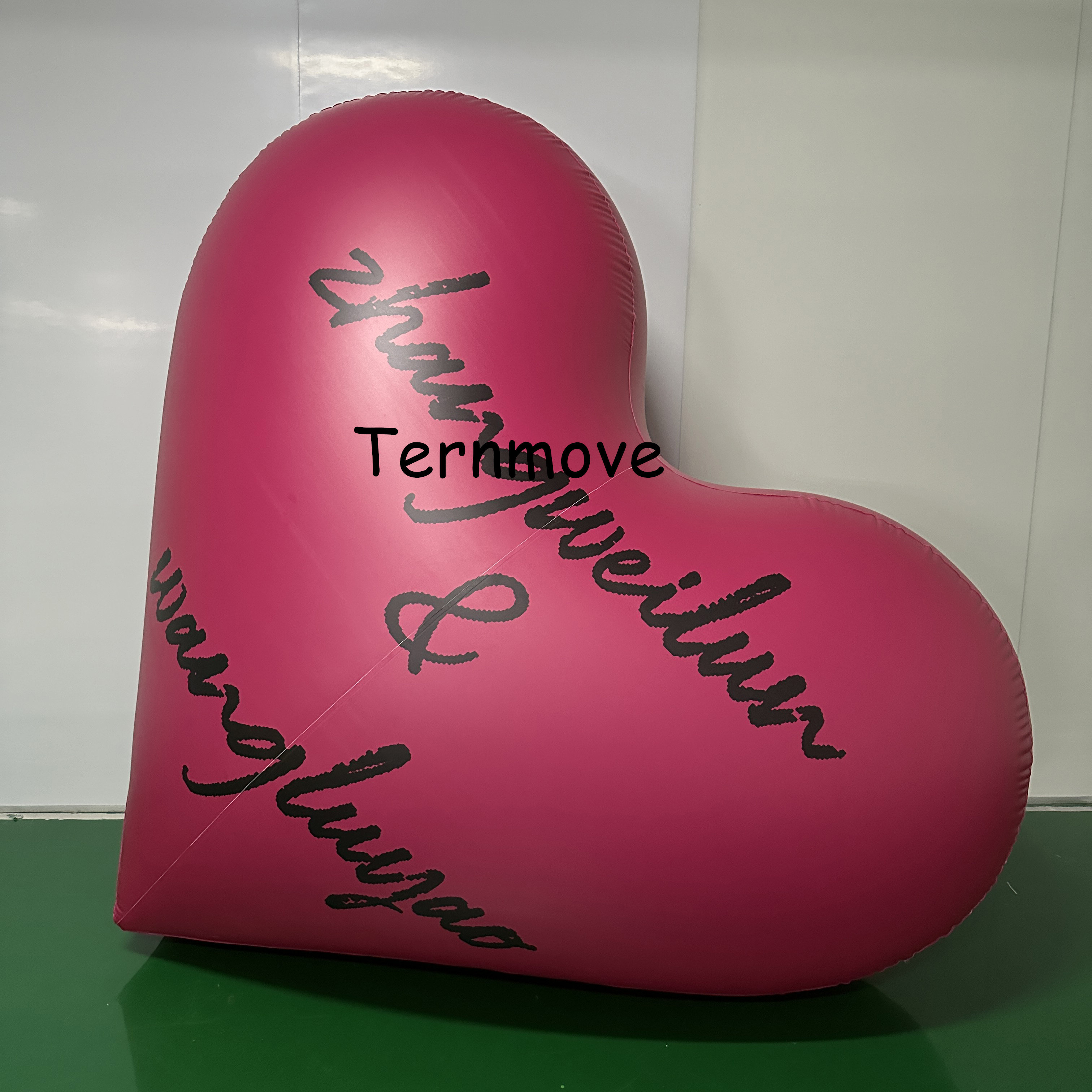 超大爱心气球订婚婚礼装饰网红拍照粉色玫红色充气气模心型大气球