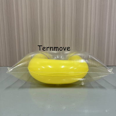 PVC透明充气双层u型抱枕气模户外便携可折叠气囊抱枕沙发椅靠垫