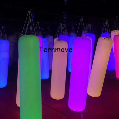 发光柱led七彩触碰发光户外防水气模pvc游乐场美陈广告圆柱互动