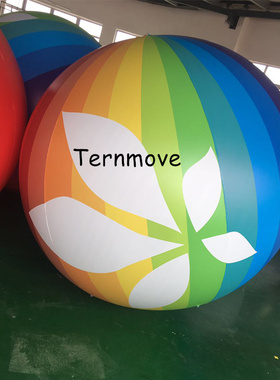 充气全喷绘圆球气模紫色爱心装饰PVC闭气商场橱窗美陈定制婚礼