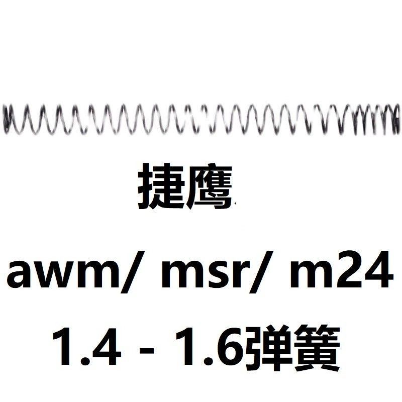 捷鹰MSR抛壳AWM卷毛M24狙击零件1.4配件1.6弹簧活塞改装金属拉栓