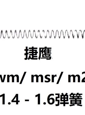 捷鹰MSR抛壳AWM卷毛M24狙击零件1.4配件1.6弹簧活塞改装金属拉栓