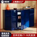 意式 饰柜定制 烤漆餐边柜实木入户玄关柜多功能收纳储物柜鞋 柜装